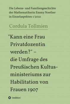 ebook: "Kann eine Frau Privatdozentin werden?" - die Umfrage des Preußischen Kultusministeriums zur Habilit