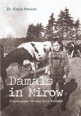 ebook: Damals in Mirow