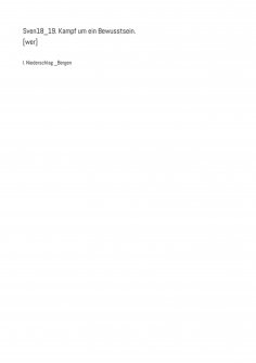 ebook: Sven18_19. Kampf um ein Bewusstsein. [wer]