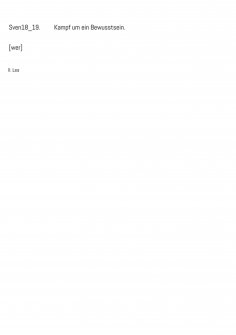 ebook: Sven18_19. Kampf um ein Bewusstsein. [wer]