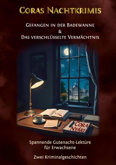 ebook: Coras Nachtkrimis: Gefangen in der Badewanne. Das verschlüsselte Vermächtnis.