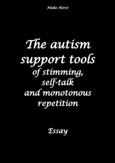 eBook: The autism support tools -Autism, bullying, stimming, self-talk, masking,
