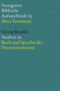 eBook: Studien zu Buch und Sprache des Deuteronomiums