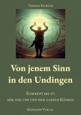 ebook: Von jenem Sinn in den Undingen