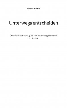 eBook: Unterwegs entscheiden