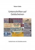 eBook: Unterschriften auf Geldscheinen