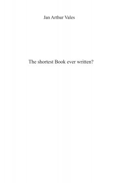ebook: The shortest Book ever written?