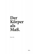 ebook: Der Körper als Maß