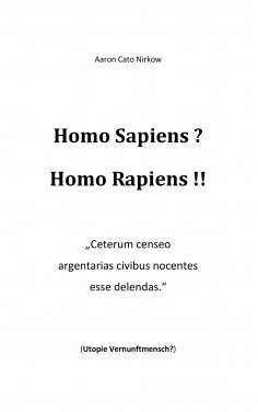 ebook: Homo Sapiens? Homo Rapiens!!
