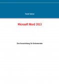 ebook: Microsoft Word 2013