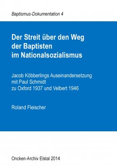 eBook: Der Streit über den Weg der Baptisten im Nationalsozialismus