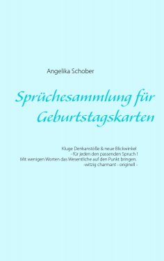 eBook: Sprüchesammlung für Geburtstagskarten