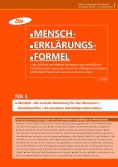 eBook: Die Mensch-Erklärungsformel (Teil 3)