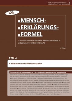 eBook: Die Mensch-Erklärungsformel (Teil 4)