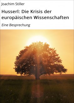 ebook: Husserl: Die Krisis der europäischen Wissenschaften