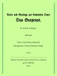 ebook: Arien und Gesänge zur komischen Oper: Das Gespenst.