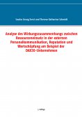 ebook: Analyse des Wirkungszusammenhangs zwischen Ressourceneinsatz in der externen Personalkommunikation, 