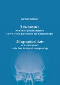 ebook: Lebensdaten verdienter Persönlichkeiten in den ersten Jahrzehnten der Röntgenologie