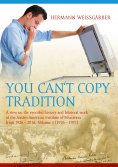 eBook: You Can't Copy Tradition