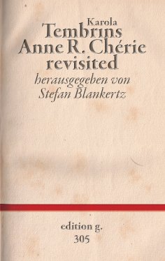 ebook: Anne R. Chérie revisited