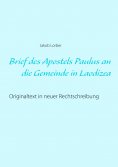 eBook: Brief des Apostels Paulus an die Gemeinde in Laodizea