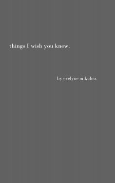 ebook: Things I Wish You Knew