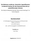 eBook: Die Relevanz moderner, deutscher Jugendliteratur im Bereich Fantasy für den Deutschunterricht an wei