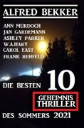 eBook: Die besten 10 Geheimnis-Thriller des Sommers 2021