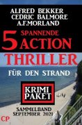 eBook: 5 spannende Action Thriller für den Strand: Krimi Paket September 2021