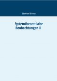 eBook: Systemtheoretische Beobachtungen II