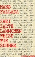 eBook: Zwei zarte Lämmchen weiß wie Schnee