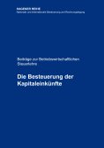 eBook: Die Besteuerung der Kapitaleinkünfte