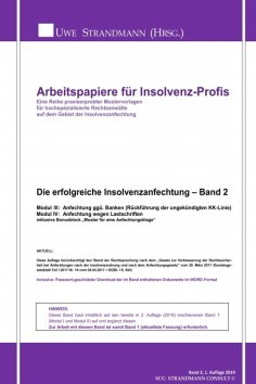 ebook: Die erfolgreiche Insolvenzanfechtung – Band 2