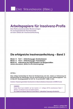 eBook: Die erfolgreiche Insolvenzanfechtung – Band 3