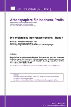 eBook: Die erfolgreiche Insolvenzanfechtung – Band 4