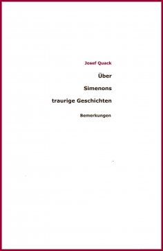 ebook: Über Simenons traurige Geschichten
