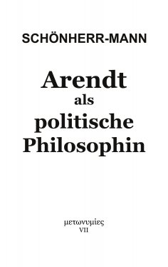 ebook: Arendt als politische Philosophin