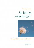 ebook: So hat es angefangen