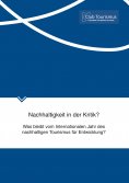 eBook: Nachhaltigkeit in der Kritik