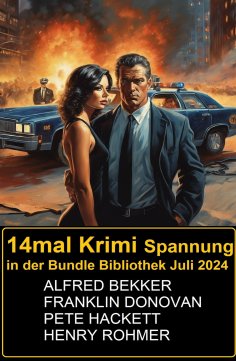 eBook: 14mal Krimi Spannung in der Bundle Bibliothek Juli 2024