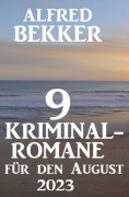 ebook: 9 Kriminalromane für den August 2023