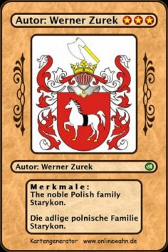 eBook: The noble Polish family Starykon. Die adlige polnische Familie Starykon.