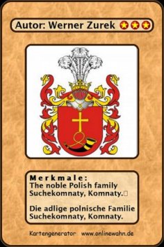 ebook: The noble Polish family Suchekomnaty. Die adlige polnische Familie Suchekomnaty.