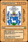 eBook: Die adlige polnische Familie Hippocentaurus. The noble Polish family Hippocentaurus.
