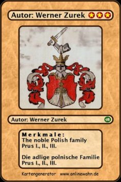 eBook: The noble Polish family Prus I., II., III. Die adlige polnische Familie Prus I., II., III.