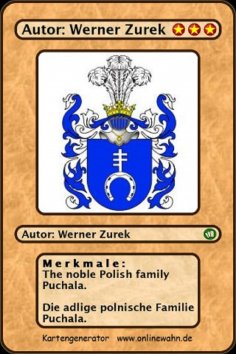 eBook: The noble Polish family Puchala. Die adlige polnische Familie Puchala.