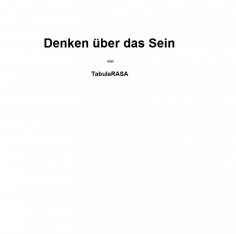 ebook: Denken über das Sein