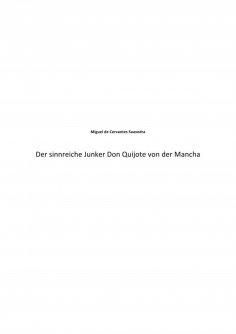 ebook: Der sinnreiche Junker Don Quijote von der Mancha