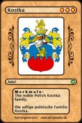 eBook: The noble Polish Kostka family. Die adlige polnische Familie Kostka.