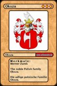 ebook: The noble Polish family Oksza. Die adlige polnische Familie Oksza.